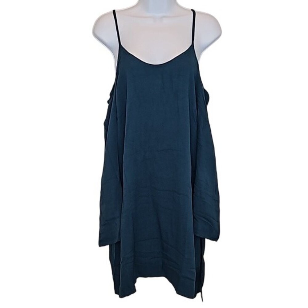Michael Lauren Cold Shoulder Tunic Top Size Small New Bell Sleeves Women's